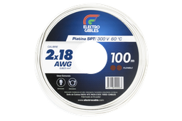 [12.04.0018] Cable Flexible Piatina SPT 2X18 AWG - 100 m.